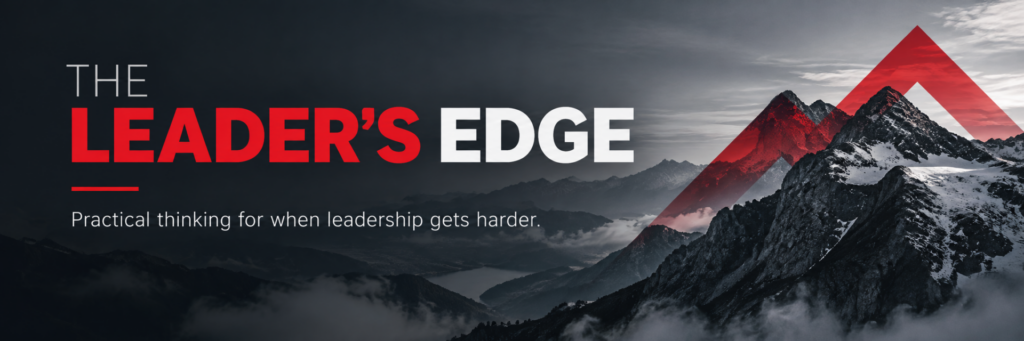 The Leader's Edge Article Banner